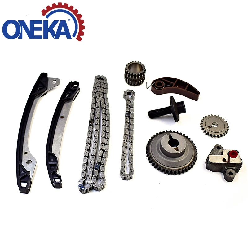 

Комплект цепи ГРМ ONEKA для Nissan 13028-1KT0A 13028-EE50A 13028-EE50A S3 ADBP730035 TCK249VVT Motor 1,5 HR15DE, автозапчасти