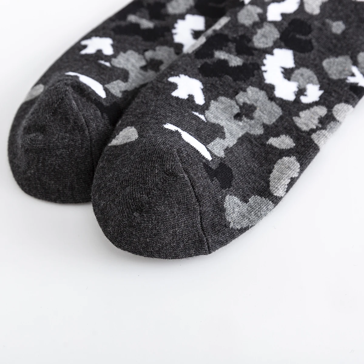 New Style Men and Women Spring Summer Short Boat Socks Dark Color Cartoon Cotton Socks Black Ankle Casual Slipper Socks Big Size