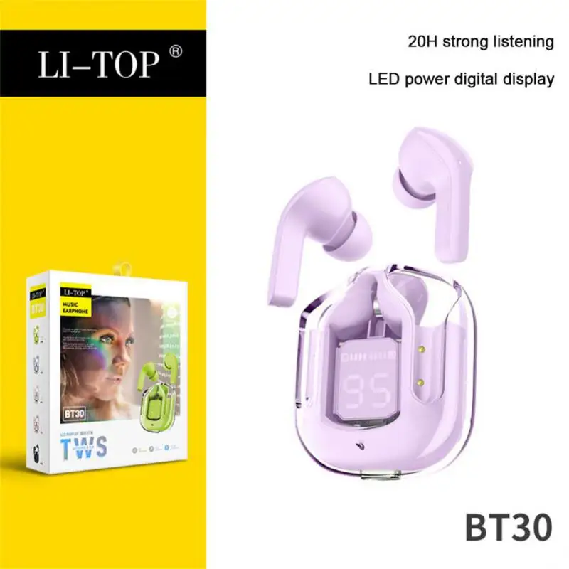 

Touch Control Wireless Headphones Sport Earbuds Music Headset For phones Earphones with charging bin