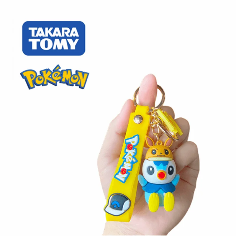 

Takara Tomy Pokemon Keychain Kawaii Cute Classic Anime Figure Collectible Toys Decoration Goods Children's Gifts Pikachu Cartoon