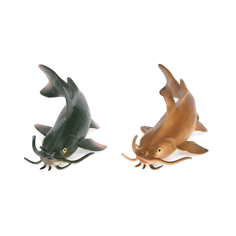 Новинка-детская Имитация водных животных модель сома игрушка твердые