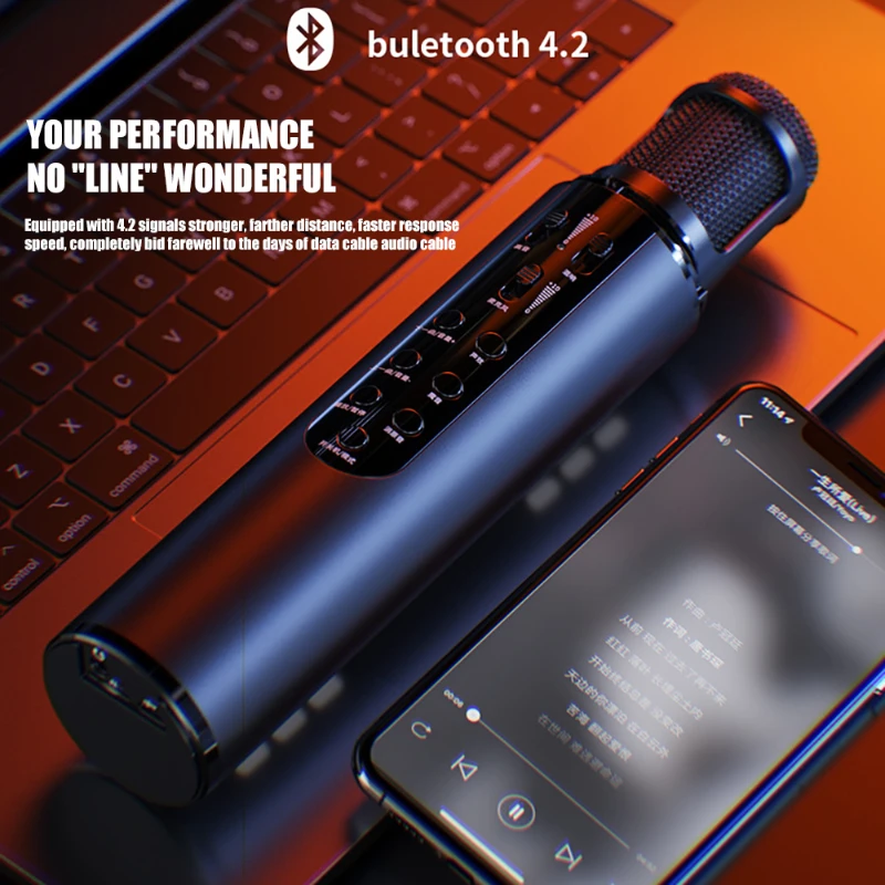 

Беспроводной bluetooth-микрофон K1, встроенный 2600 мАч