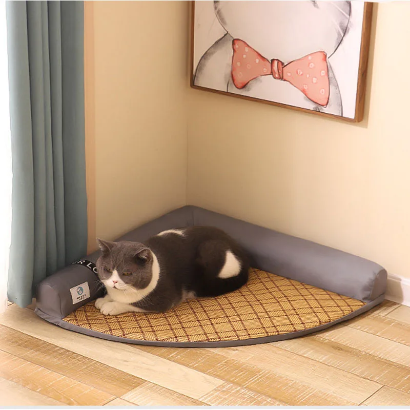 

The Upgraded Version Of Pet Supplies Can be Used In Four Seasons The Dog Bed Cat Bed Cushion Pet Bed Can Be Disassembled And Cl