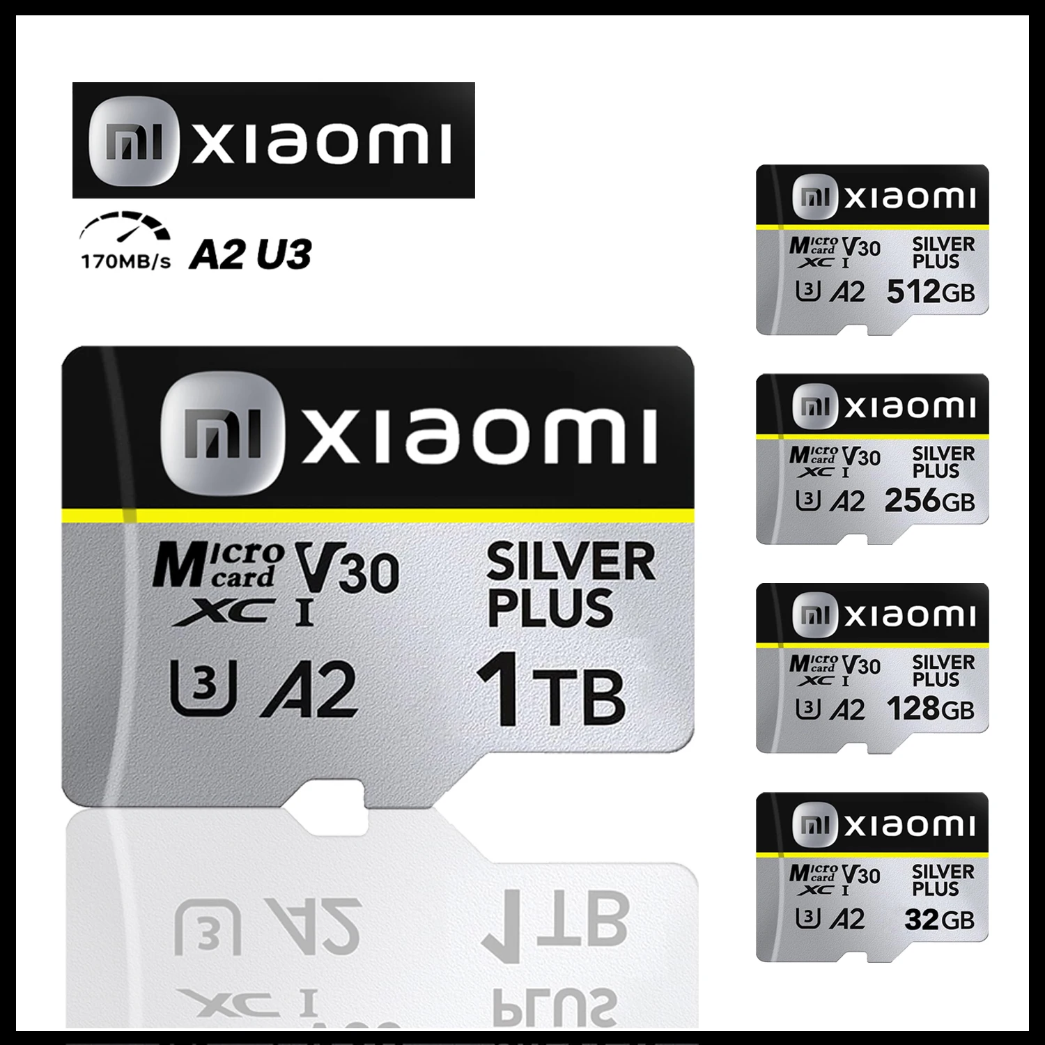 Высокоскоростная SD-карта памяти 256 ГБ 128 ГБ 1 ТБ 2 ТБ MicroSD U3 A2 ...