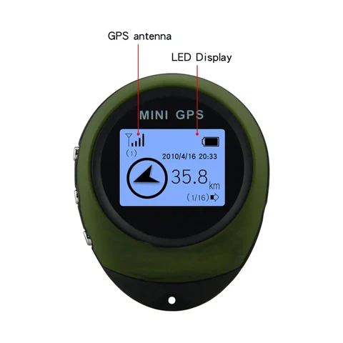 ポータブル ミニGPS PG-03 グリーン