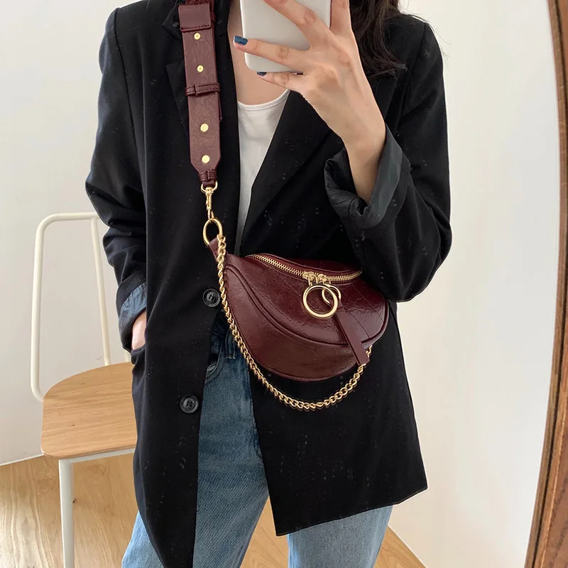 

2023 women Crossbody Bags Fashion Quality PU Leather Chain Small Shoulder Messenger Bag Lady Handbags and Purses sling bags