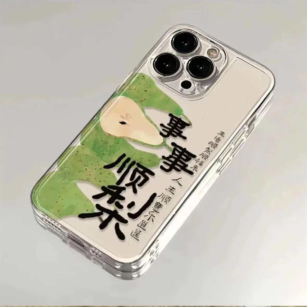 Чехол для телефона с китайскими надписями удачи iphone 15 pro max 14 plus 13 11 12 силиконовая