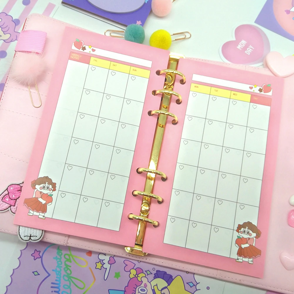 45 листов/Набор Kawaii Rabbit Bear A6 индексная бумага для блокнота внутренние страницы