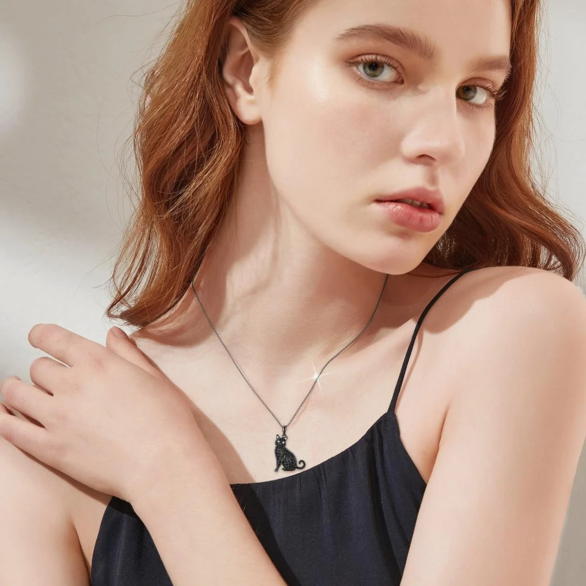Креативное милое ожерелье с подвеской в виде кота-бомбии для женщин элегантное