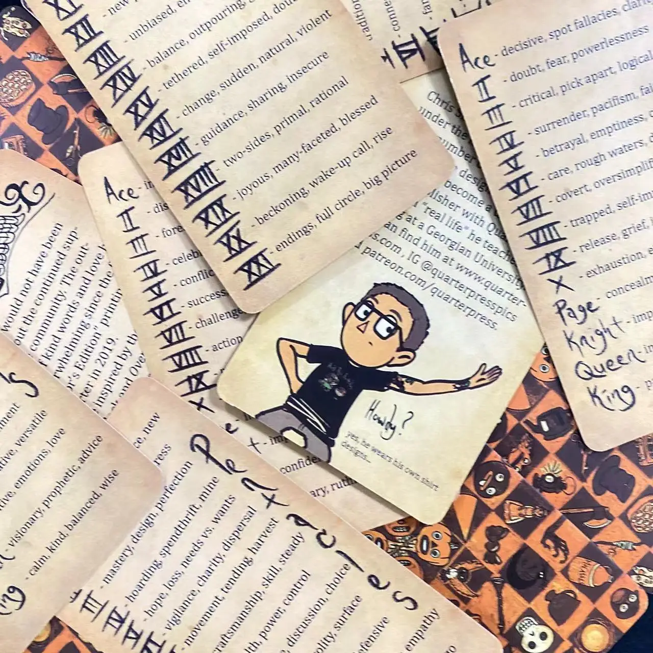 10 3*6 см Tarot of Unknown
