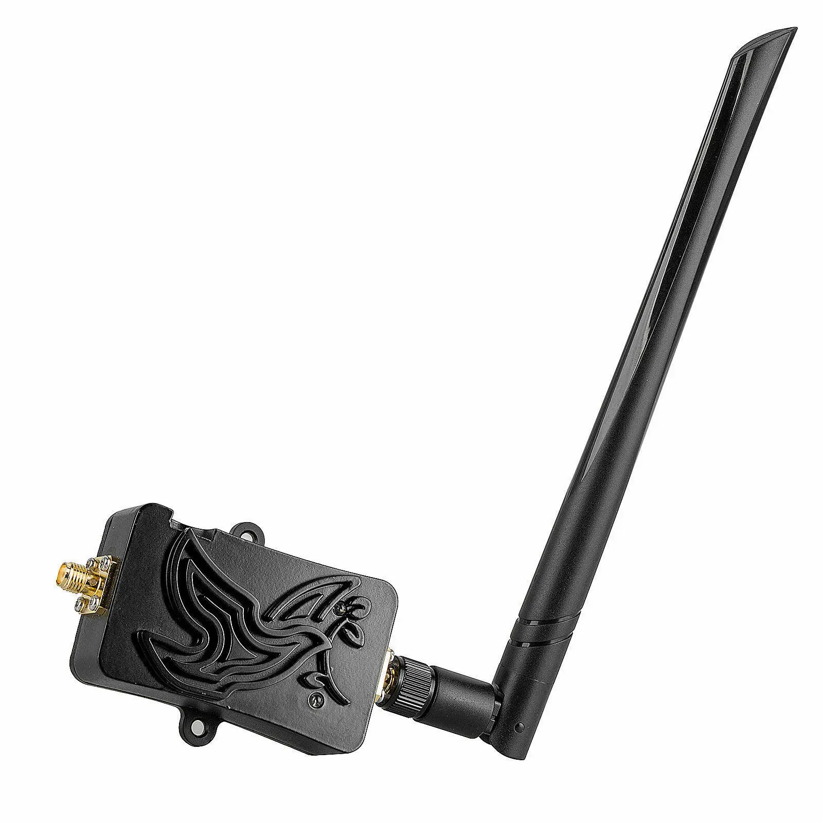 SZHUASHI 100% New Black 1.4GHz 36dBm 4W WLAN WiFi Signal Booster & Amplifier Antenna