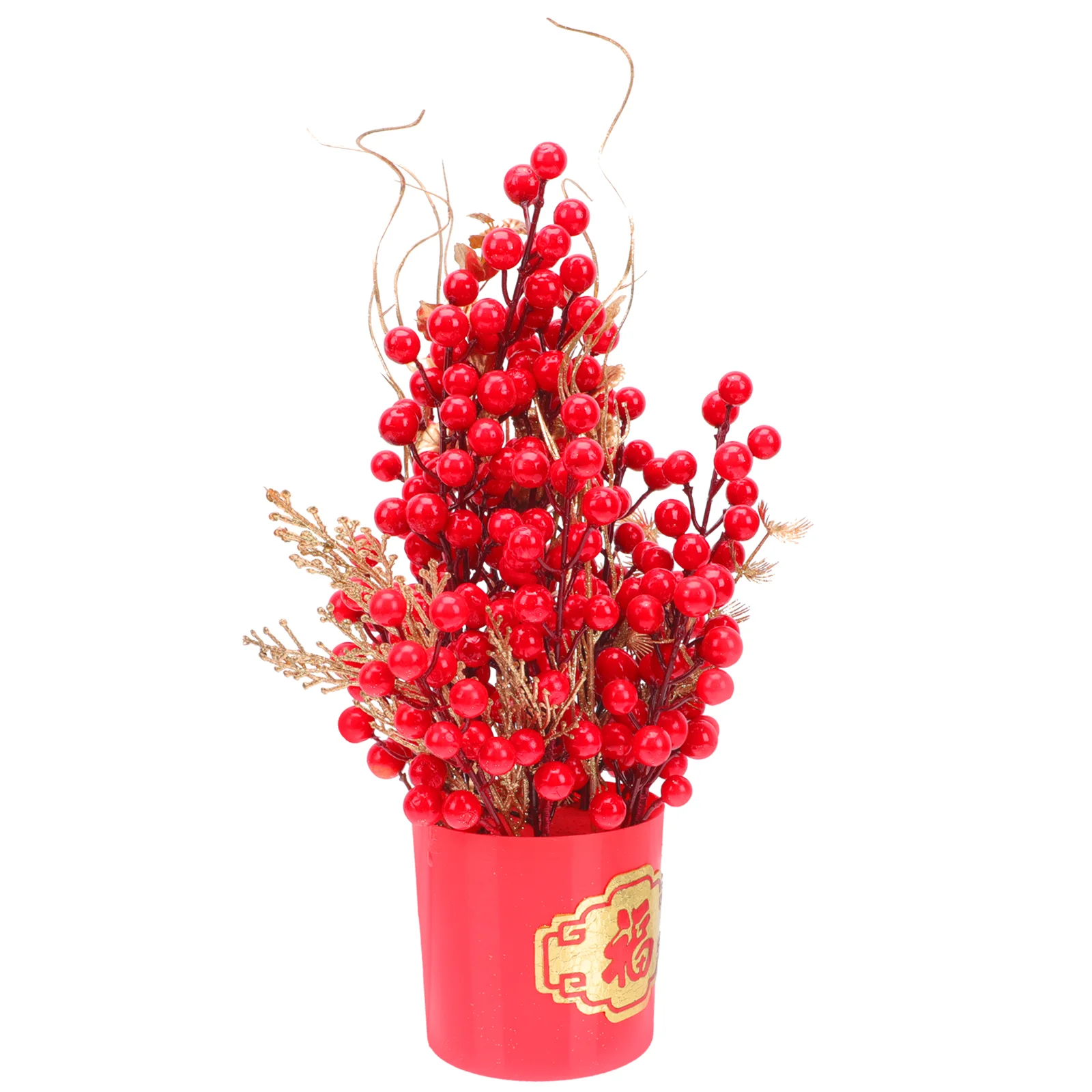 

1Pc New Year Chinese Style Fu Character Tree Spring Festival Fortune Tree Decor