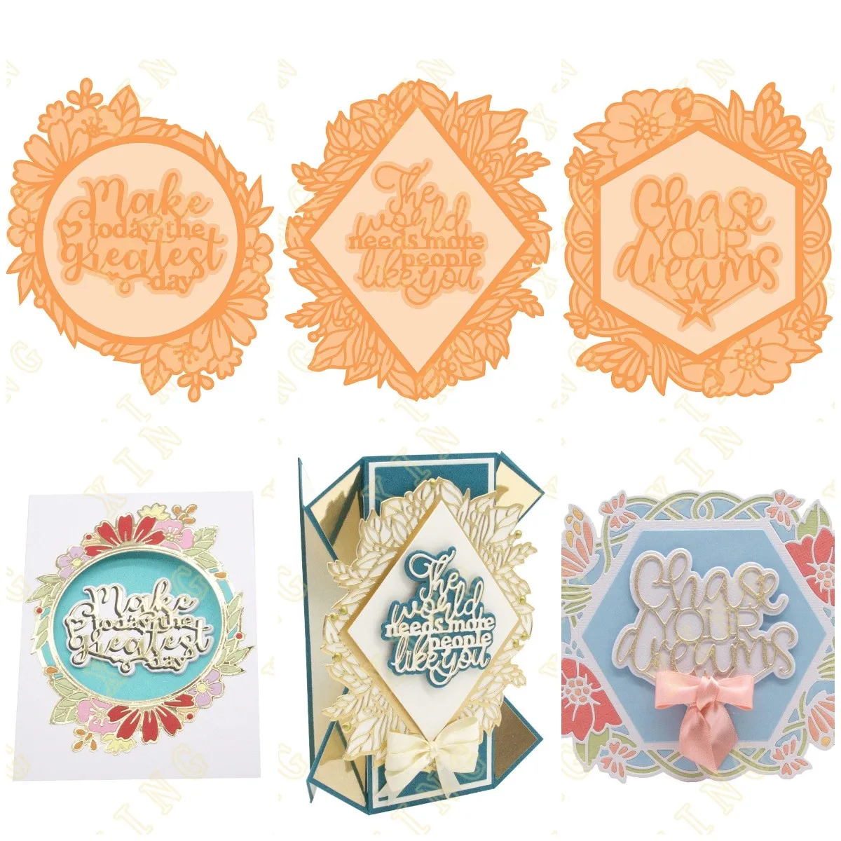 

Hexagon Diamond Circle 2022 New Arrival Metal Cutting Dies Craft Embossing Make Paper Greeting Card Making Template Diy Handmade