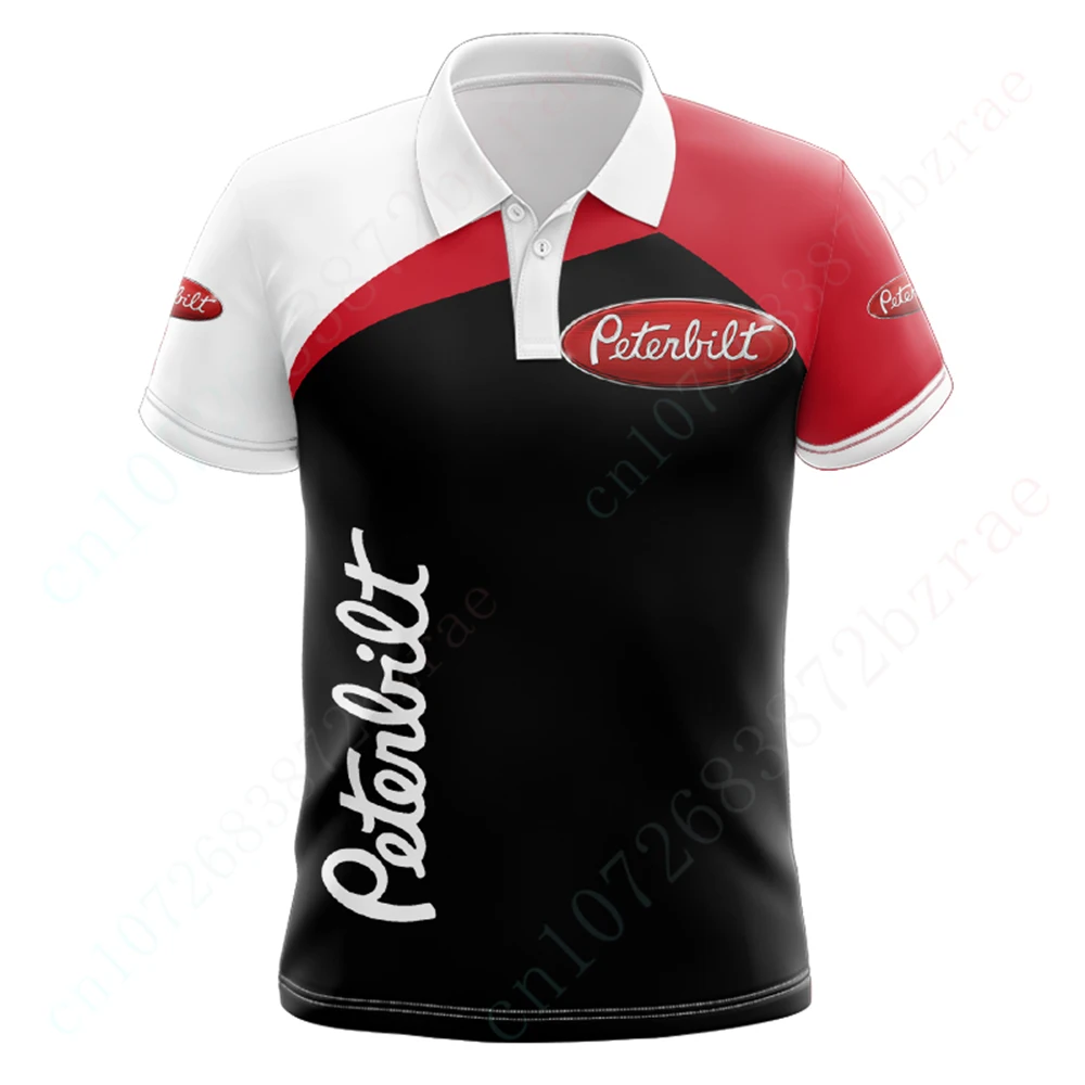 

Peterbilt T-shirts Harajuku Breathable T Shirt For Men's Clothing Unisex Tee Anime 3D Printing Polo Shirt Casual Short Sleeve