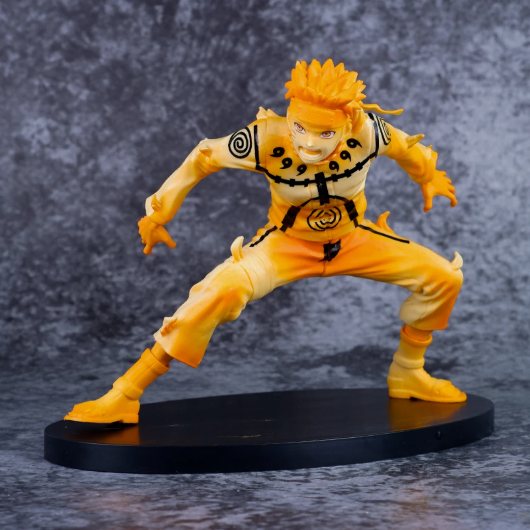 Anbu Hatake Kakashi Ninetales Uzumaki Naruto Fighting Pvc Collectible Model Toy Kid Gift