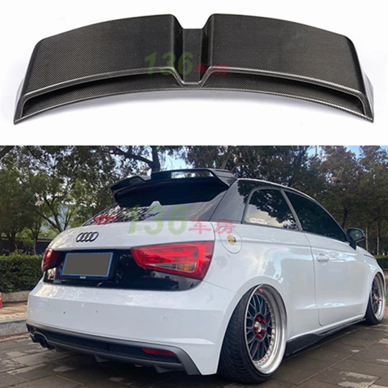 

Carbon Fiber / FRP Rear Roof Wing Tail Spoiler for Audi A1 8X PQ25 2 Door Hatchback 2010 - 2014 Car Styling Accessories