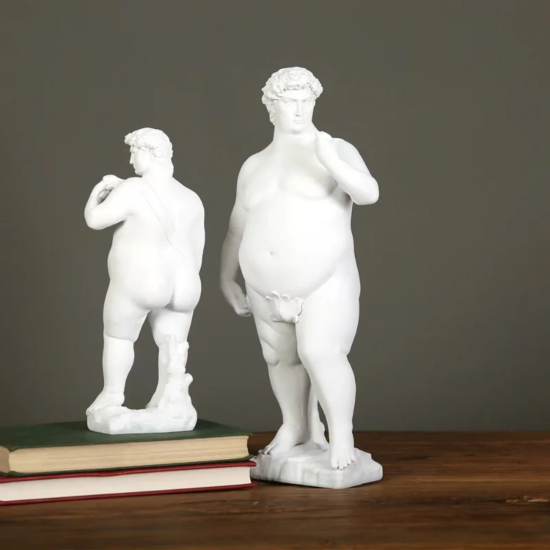 Креативная портретная скульптура Дэвида из смолы художественный декор для