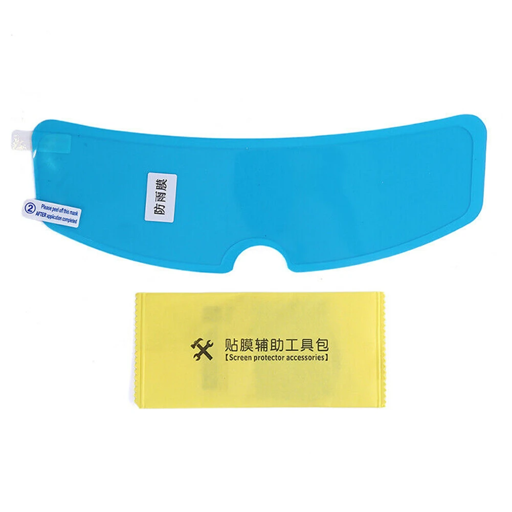 

Motorcycle Helmets Anti-fog Patch Visor Lens Helmet Lens Protective Film For Against UV Rain Universal Accessories