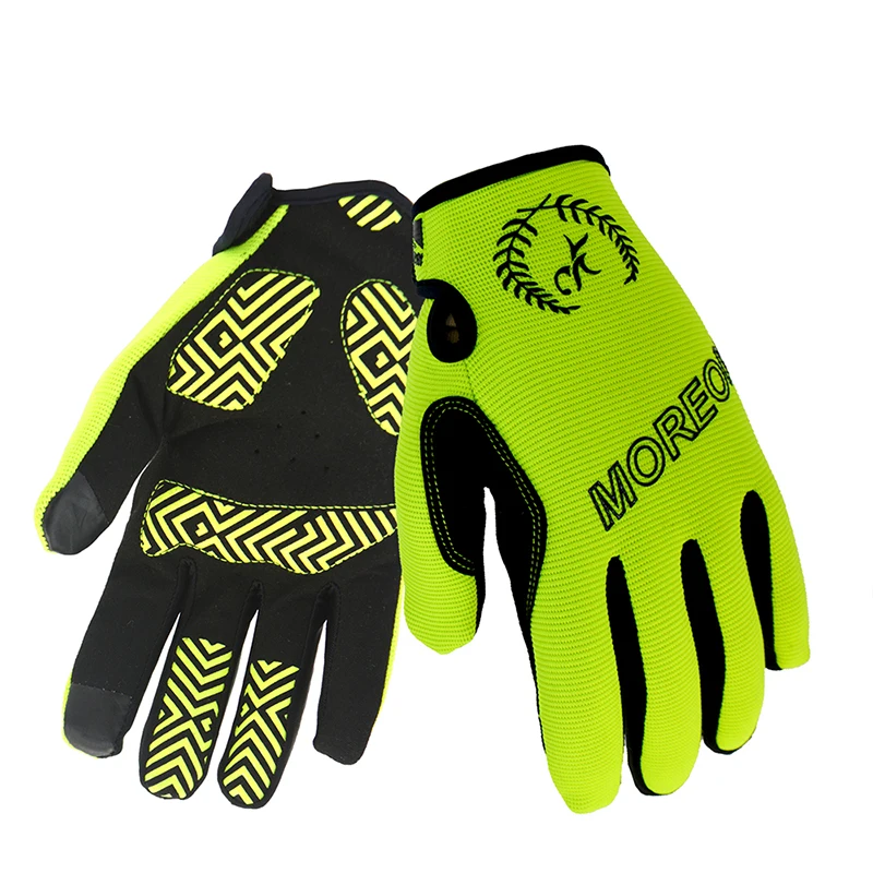 

MOREOK Cycling Gloves Universal Full Finger 5MM SBR Pads Shockproof Bike Gloves Touchscreen Warm Fleece Bicycle Gloves Men Women