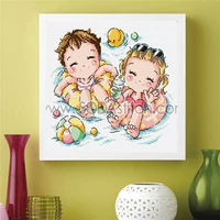 cross stitch set chinese cross stitch kit embroidery needlework craft packages cotton fabric floss new designs embroideryso3214