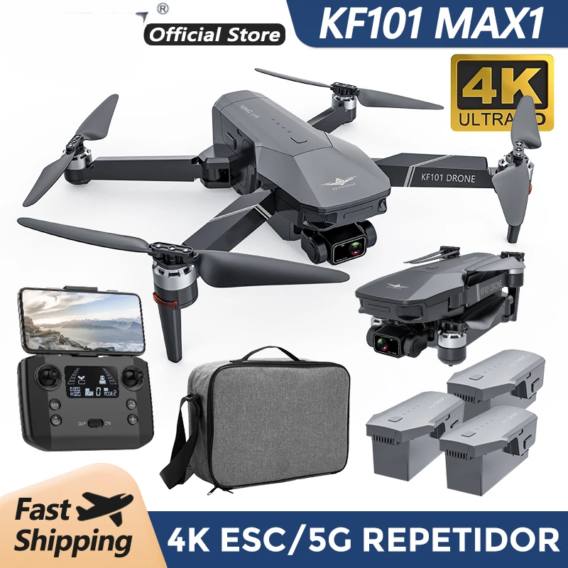 

KF101 Max1 4K Profesional 5G WIFI Smart Follow Brushless Foldable Long Distance Quadcopter Drone HD Camera GPS Dron
