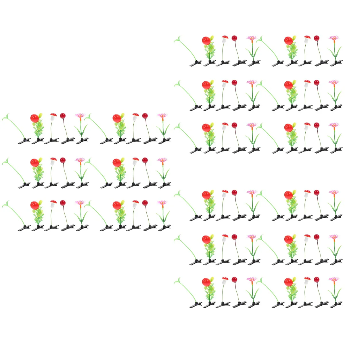 

Заколки для волос в виде листьев, утюжок для волос, аксессуары для волос, 90 штук
