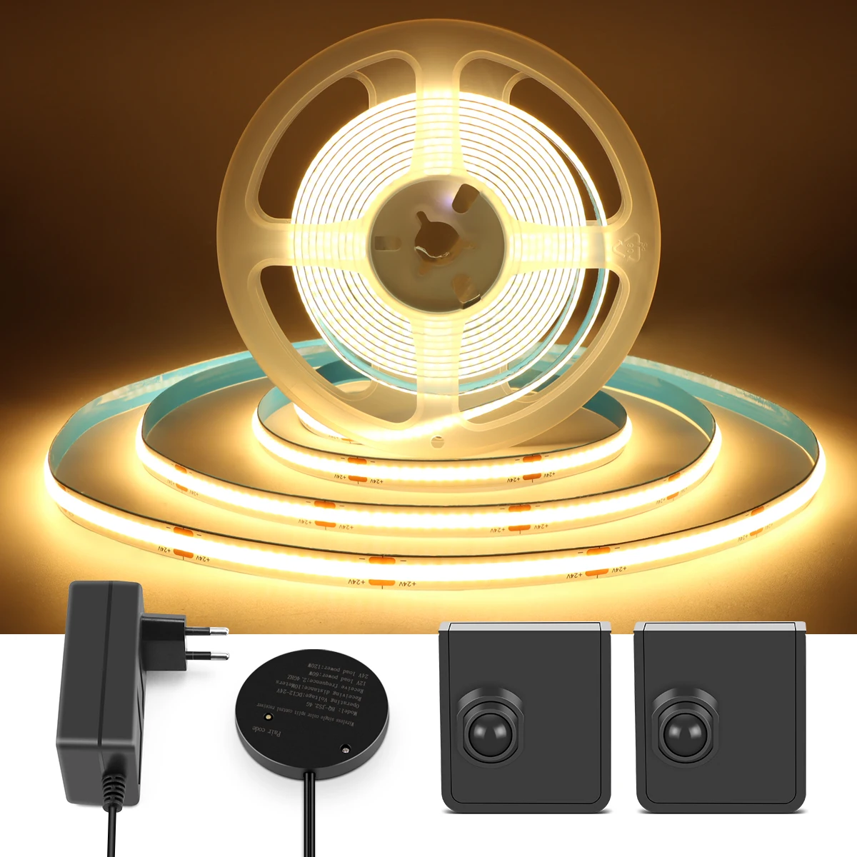 

Беспроводные датчики движения PIR для светодиодной ленты COB 24В