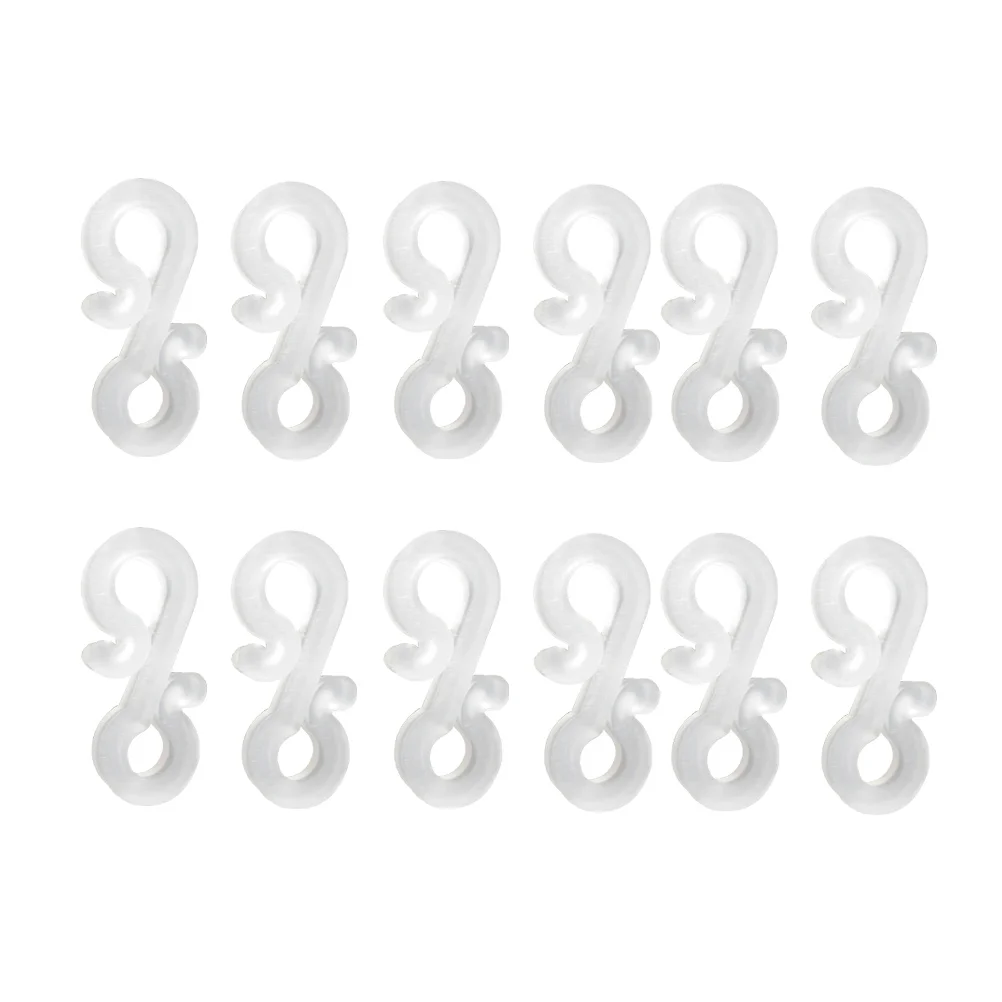 

24 Christmas Holiday Clips Gutter Hooks for Outdoor Rope Fairy String ( )