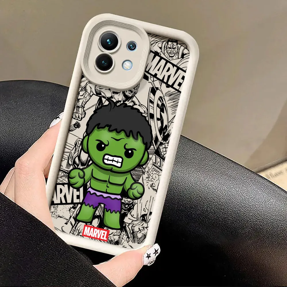 Фото Чехол Marvel Cute Heroes Deadpool Groot для Xiaomi 13T 14T 15 15T Pro 17 Ultra Poco M7 M8 F8 F7 X6 X7 X8 Pro Max, противоударный чехол №3