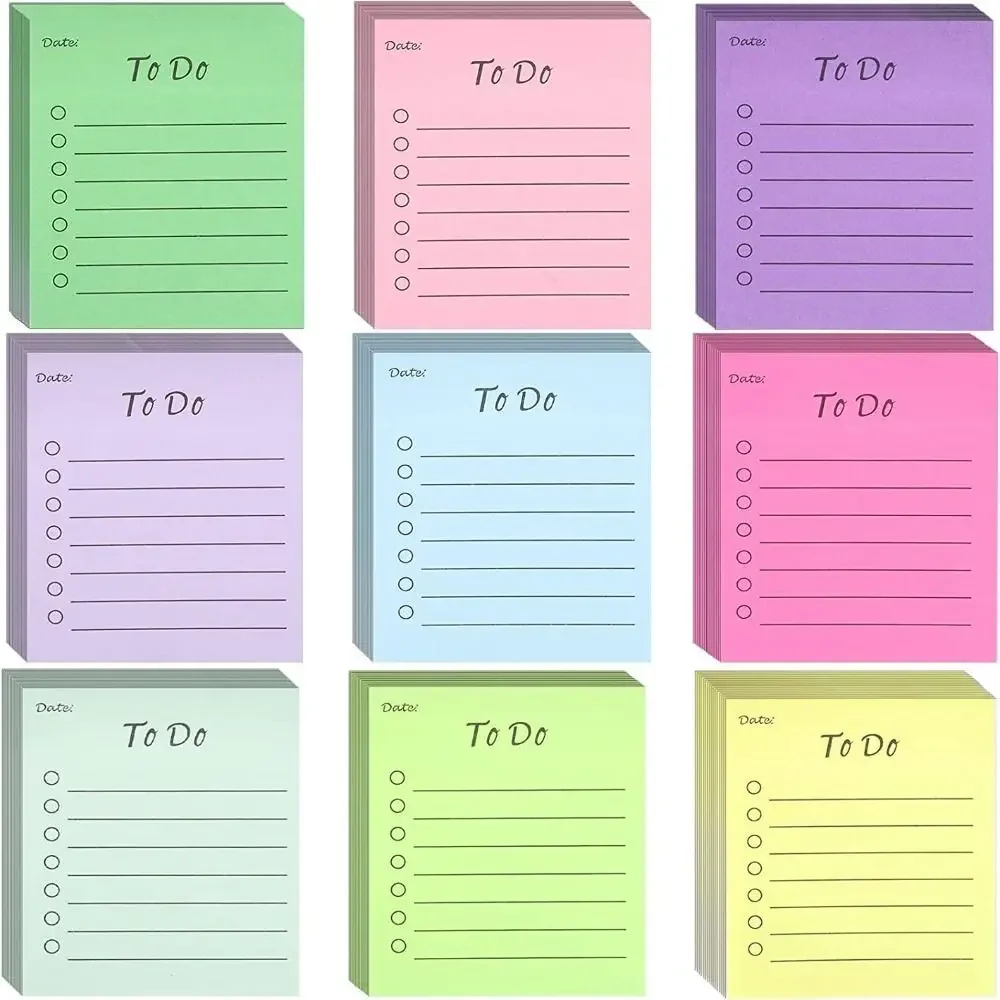 

Shopping Message List Weekly Stationery Pads Memo Do Notepad 50 Sunny Notes Sheets Plan Day Sticky List Note To Check