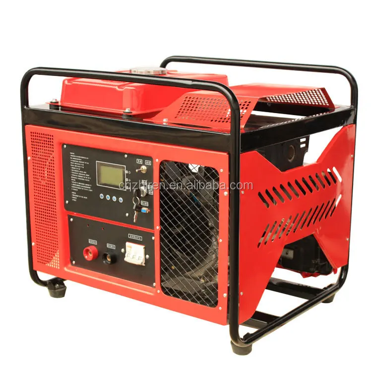 

Dc Output Type Generator With Rugged Frame Construction