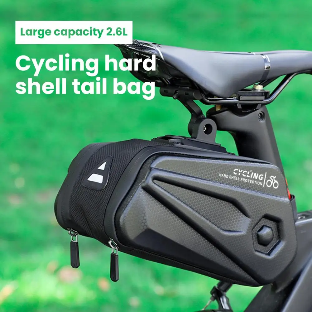 

Bike Bag Convenient Easy to Install Good Sealing Large Capacity Reflective Cycling Pannier for Mountain Bike