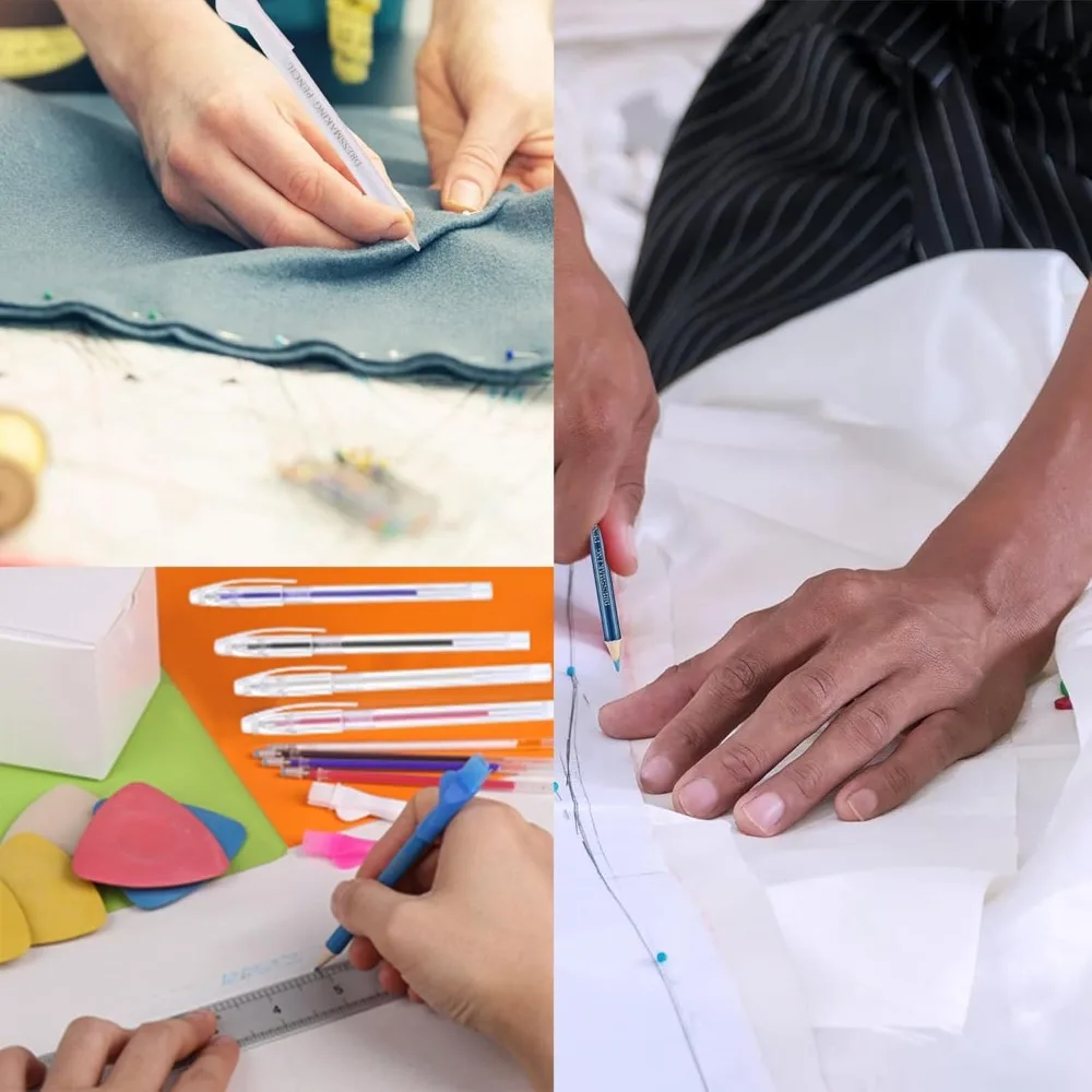 Маркировочная ручка с мелом для шитья рисования ткани рукоделие своими руками
