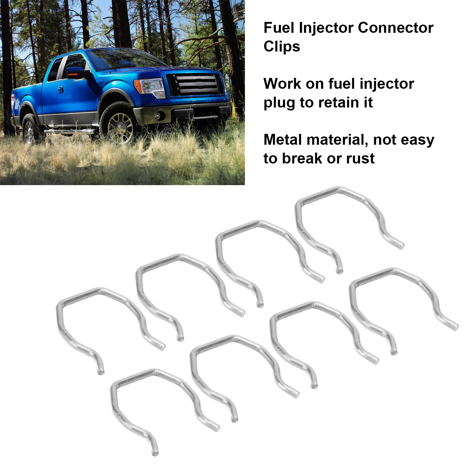 8 шт. металлические фиксаторы для топливного инжектора 6 0 дюйма 2003 л