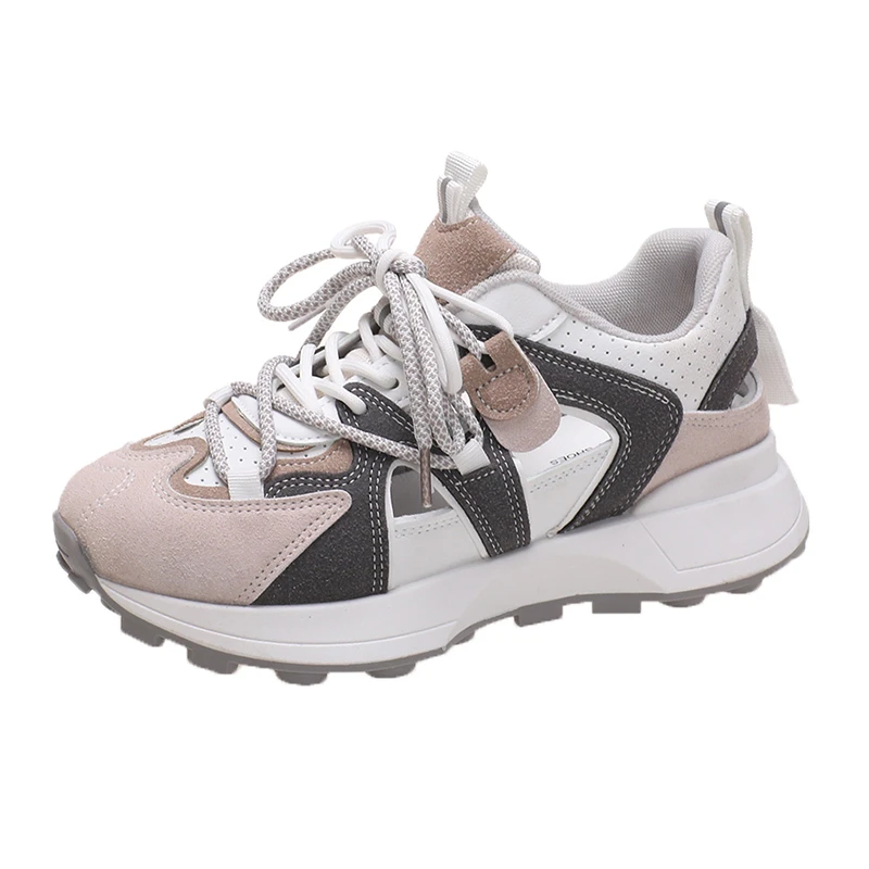 Elegant Woman Shoes With Low Heels Platform Sports Women's Brand Skateboard Sneakers Trends 2023 Sabot Pink Loafer Loafers New