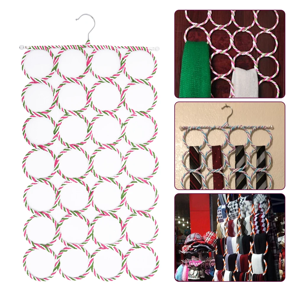

Multi-functional Home 28 Circles trouser rack Rattan Weave Hanger trouser Wardrobe storage adult trouser hanger Save space