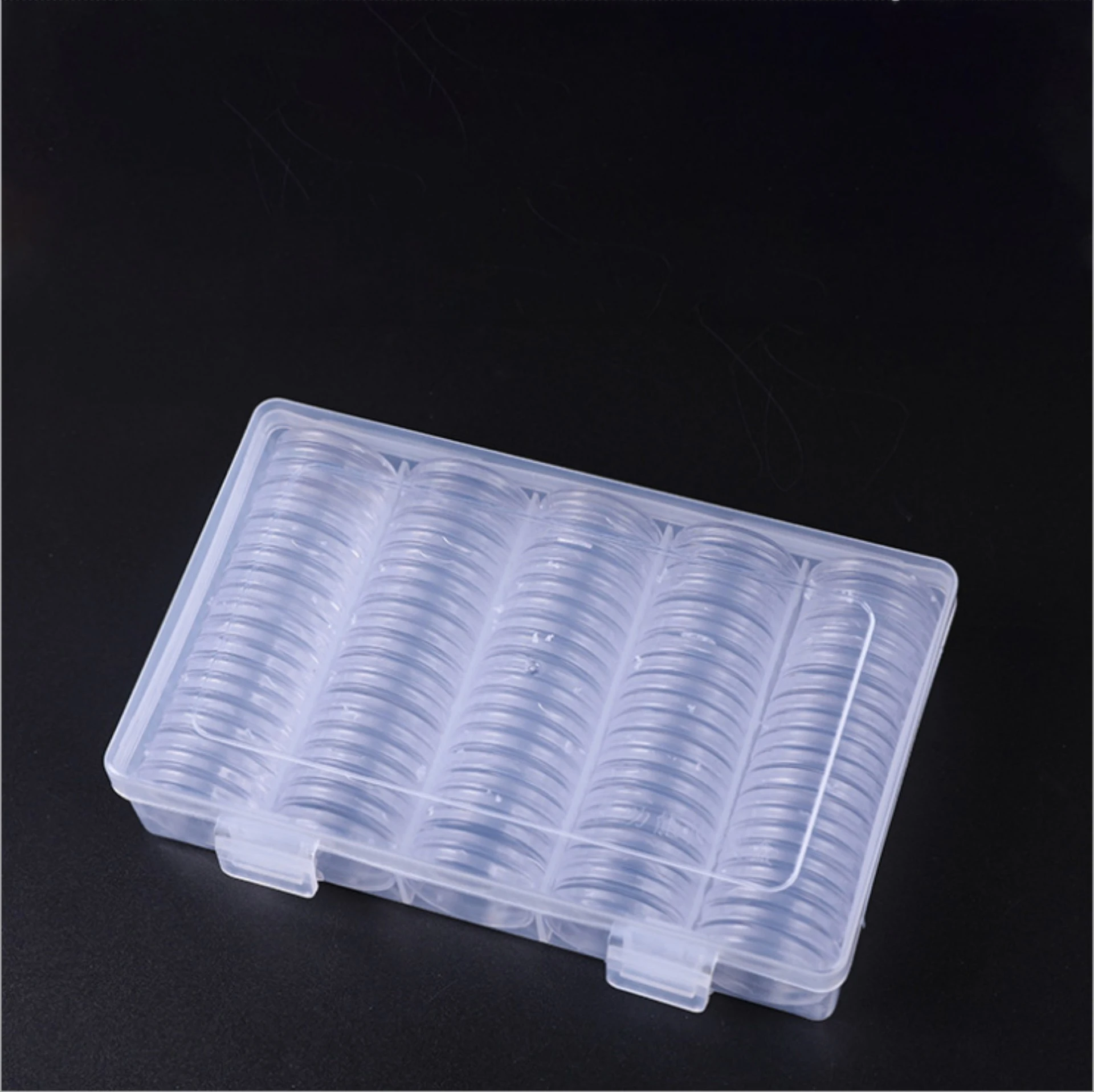 

100 Grid Ancient Coin Storage Box Commemorative Coin Storage Organization Round Box Commemorative Coin Protection Collection