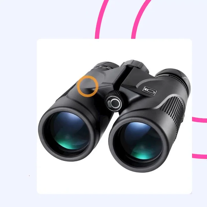 

KF Concept Folding Binoculars Waterproof Fogproof Telescope HD 8X25 Roof Prism Binocular for Outdoor Travelling Sightseeing