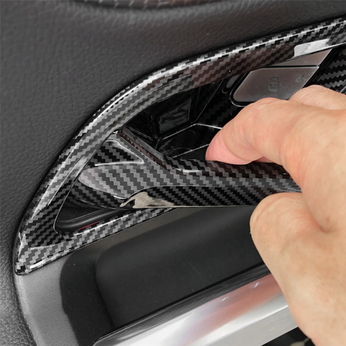 4 шт./комплект автомобильные наклейки на внутреннюю дверь для Mercedes-Benz GLB/GLA/EQA/EQB-Class