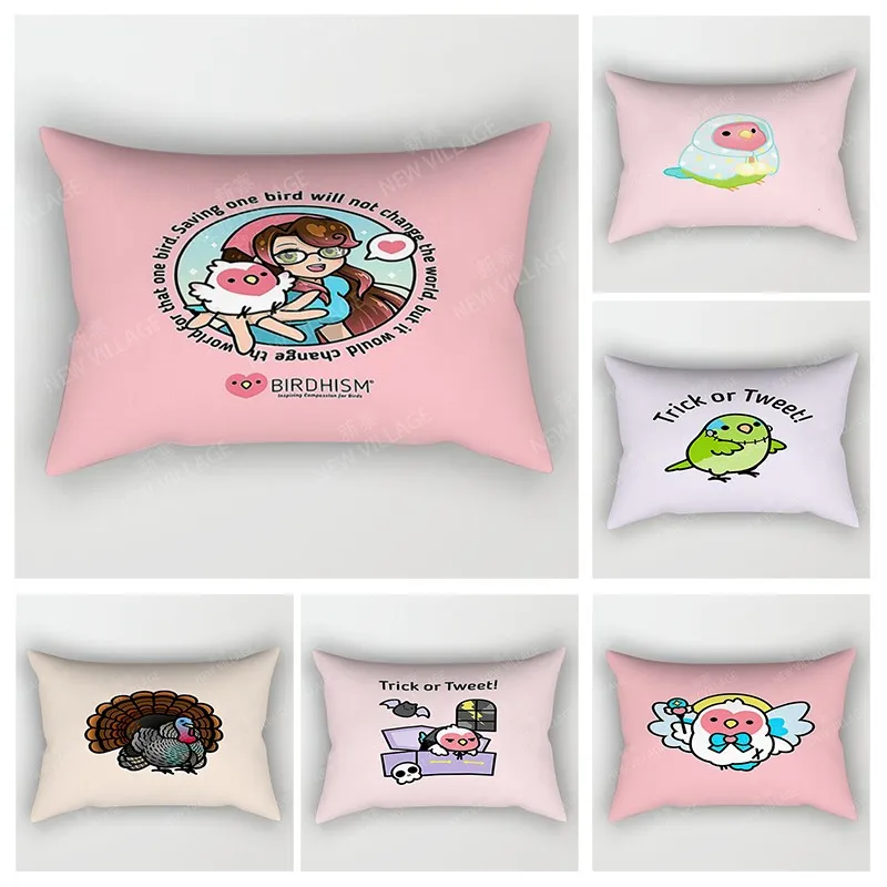 

Nordic fall home decor 30*50cm throw pillow case sofa modern boho living room Cushion cover 30x50cm 40x60cm cute kawaii cartoon