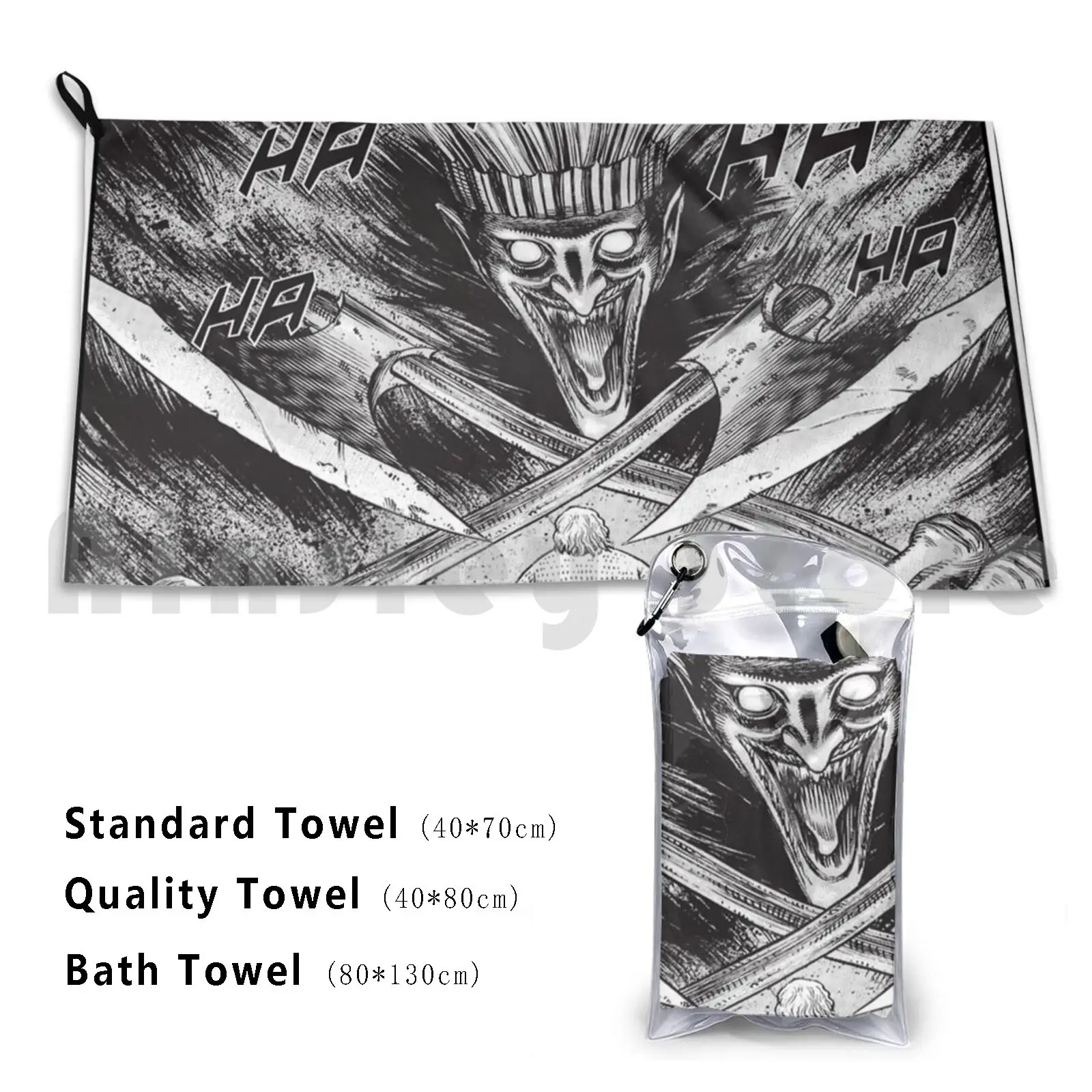 

The Demon Viking ( Vinland Saga ) Bath Towel Beach Cushion Thorfinn Vinland Saga Viking Animates Fight War