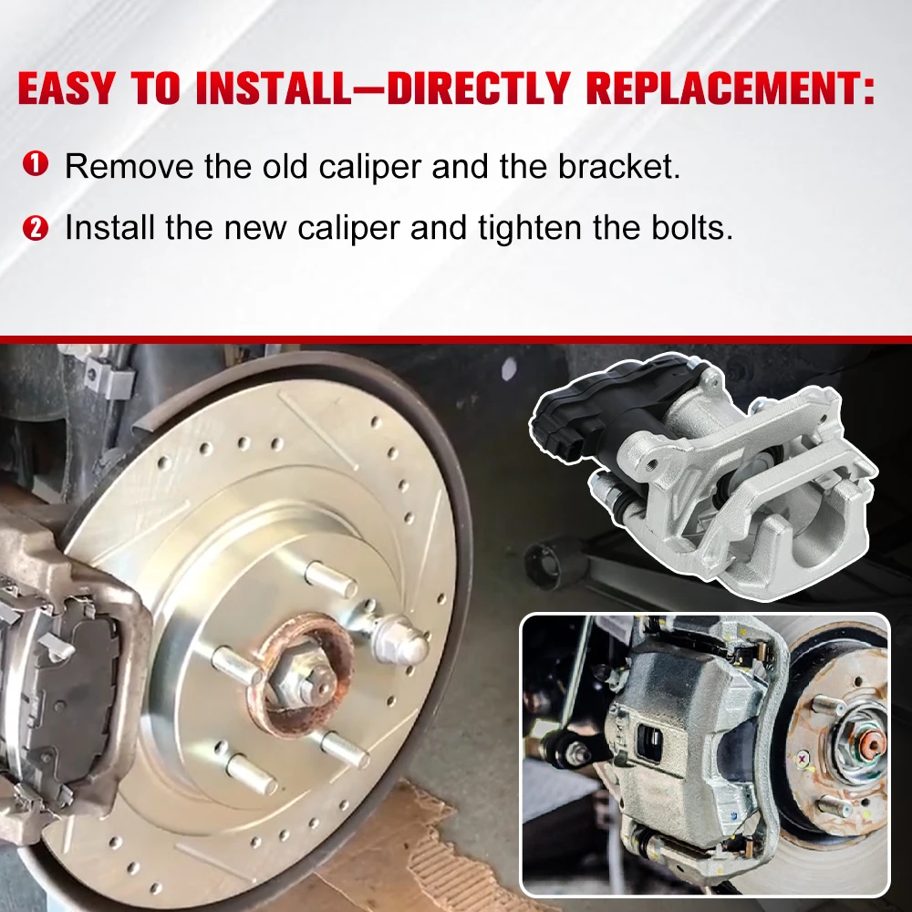 4605B566 Правый задний тормозной суппорт в сборе для Mitsubishi Outlander 17-20 Eclipse Cross 18-22