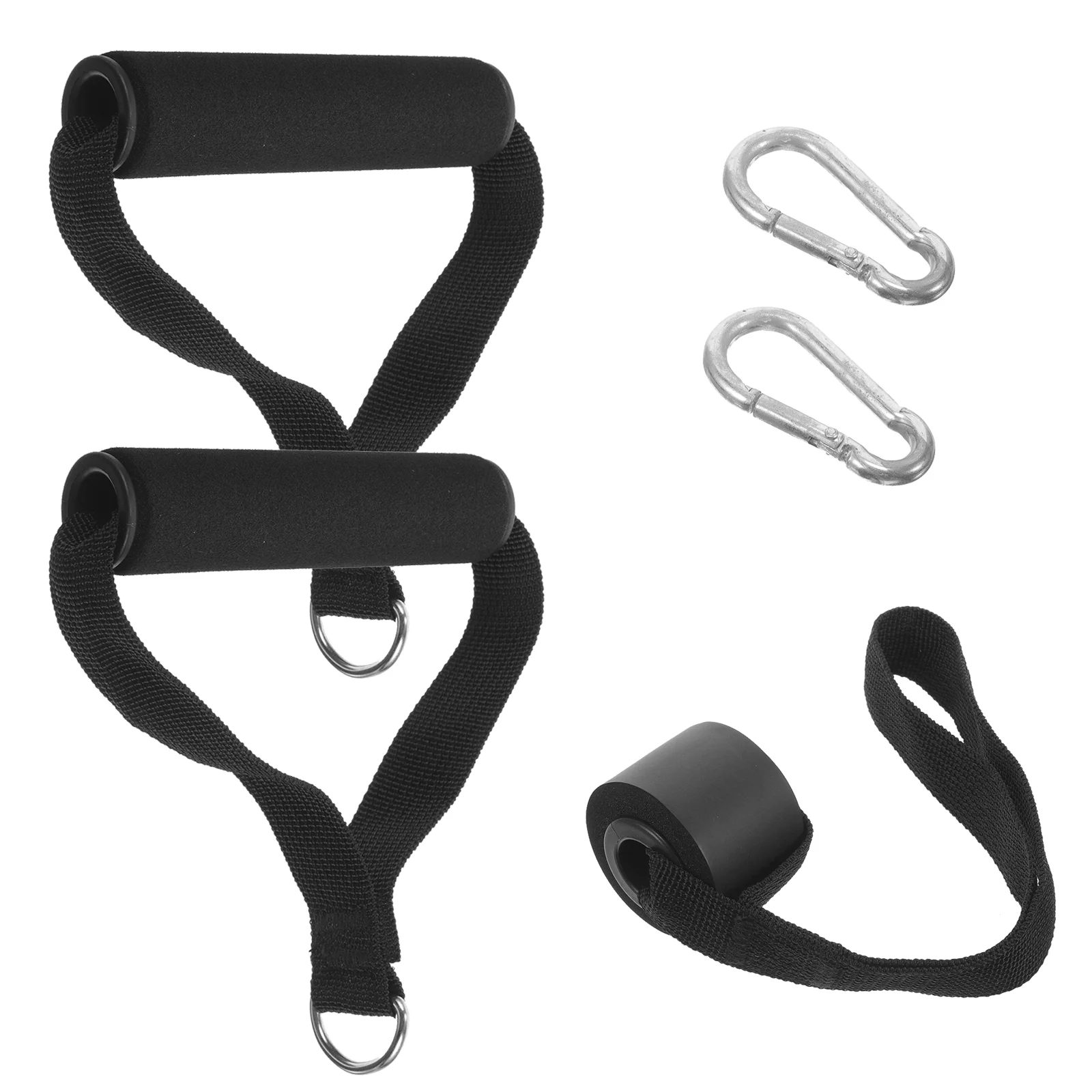 

Accessories Tension Rope Set Fitness Handle Metal Portable Resistance Band Handles