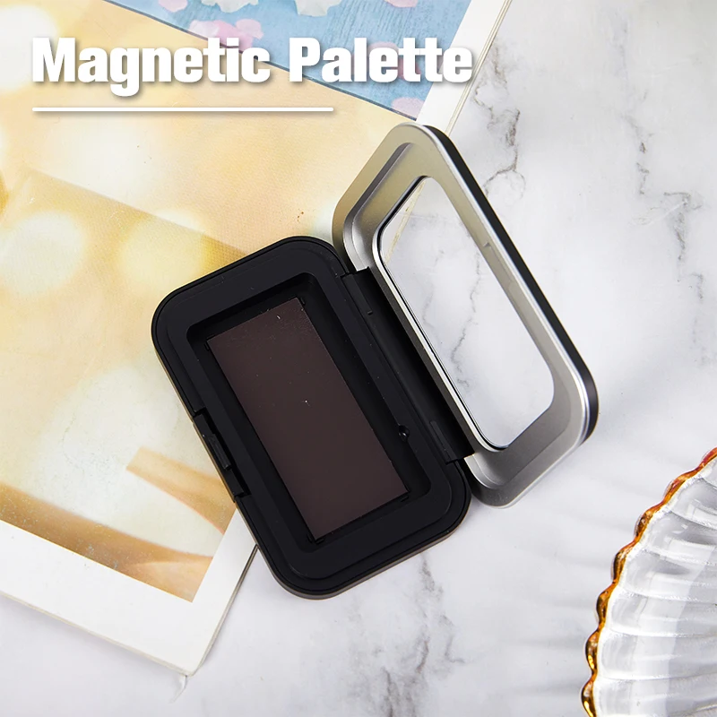 

Rectangular Magnet Eyeshadow Box Plastic Eyeshadow Blush Storage Box Box Empty Magnetic Palette Makeup Box Storage Box