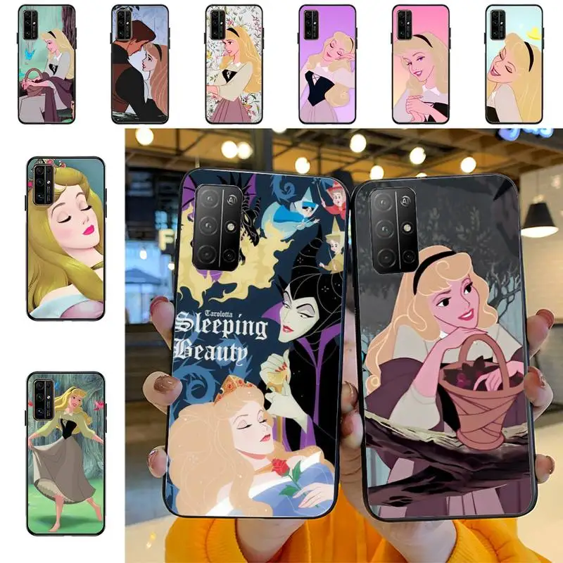 

Disney Sleeping Beauty Aurora Princess Phone Case for Huawei Honor 10 i 8X C 5A 20 9 10 30 lite pro Voew 10 20 V30