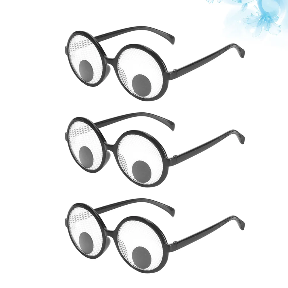

3 шт., новинка, движущиеся очки для глаз, забавные очки, маскарадные очки, аксессуары для косплея, крутые игры для детей