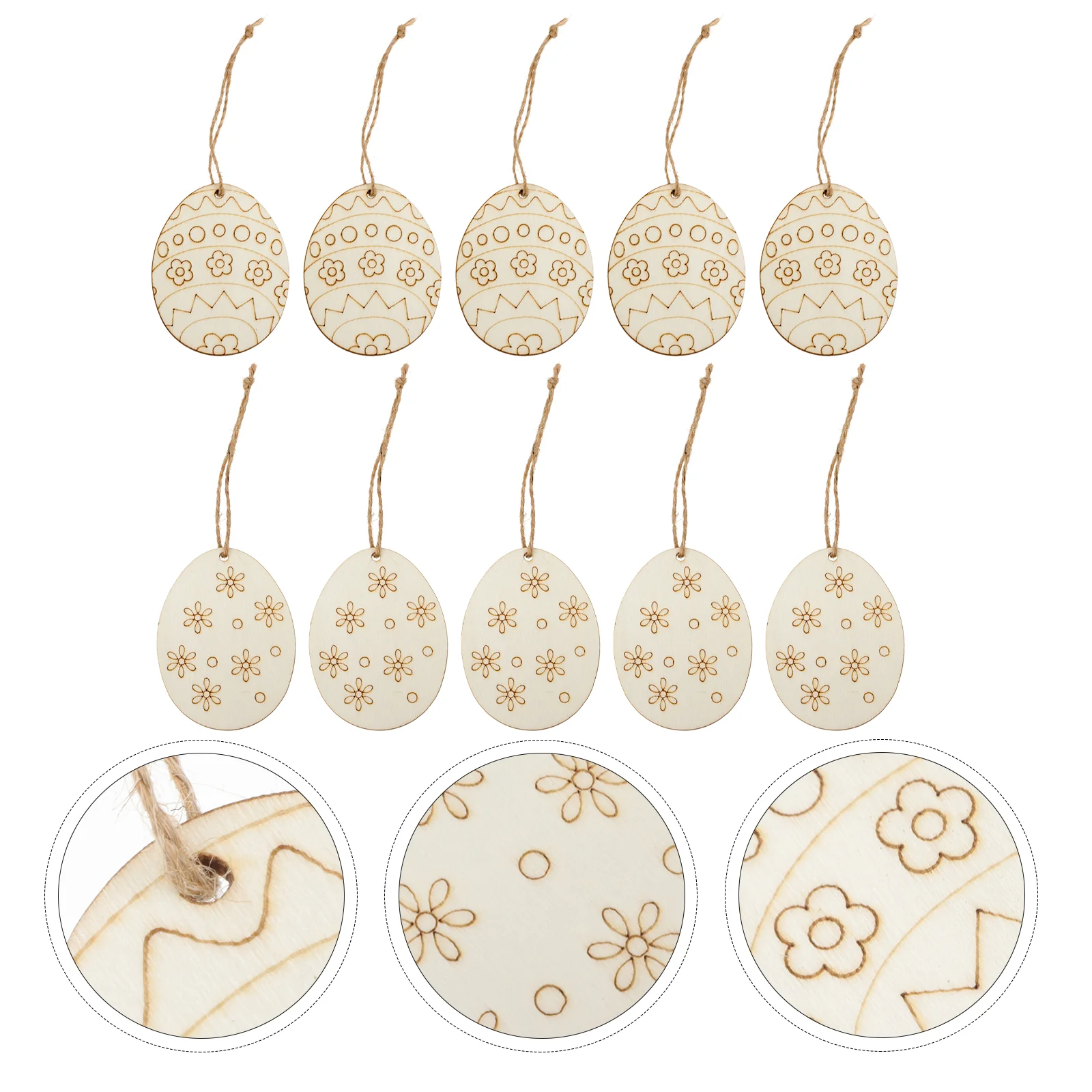

Easter Wooden Wood Cutouts Egg Ornaments Diy Crafts Party Hanging Tree Shapes Tags Shape Shaped Bunny Embellishment Christmas