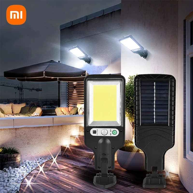 

XUAOMI LED Solar Street Lights Outdoor Solar Lamp With Light Mode Waterproof Motion Sensor Security Lighting For Garden