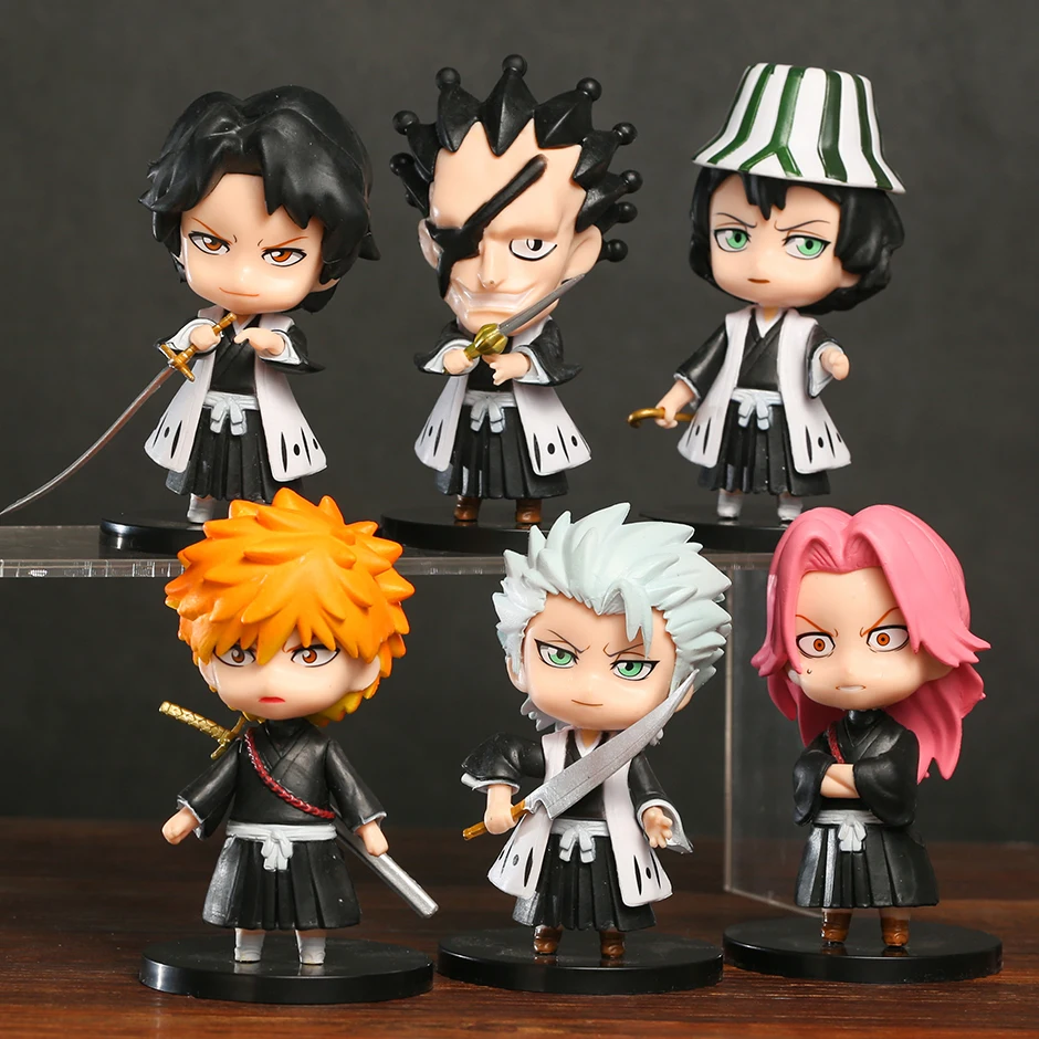 

6 шт./комплект, игрушечные фигурки Kurosaki Ichigo