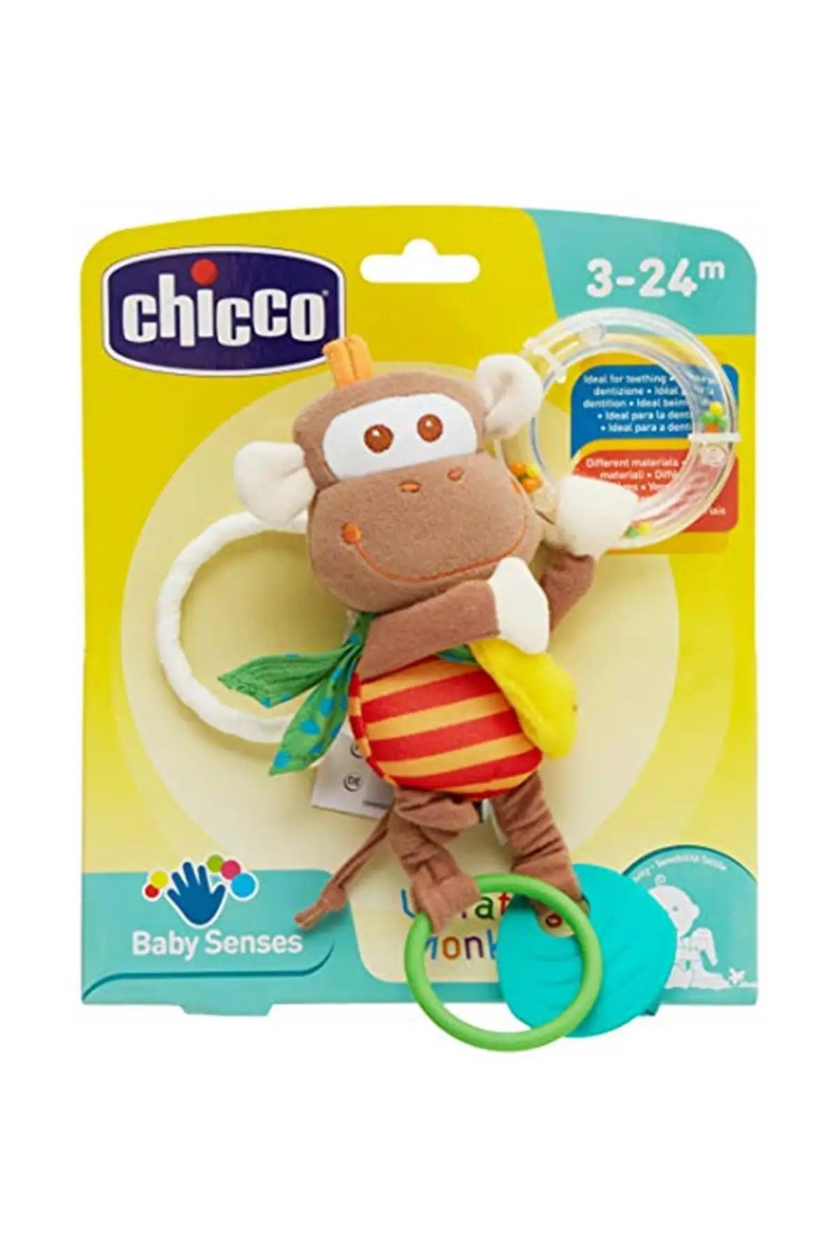 

Brand: Chicco Flickering Monkey Rattle, Multi Color Category: Sports Toys